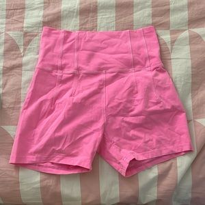 NWT aerie pink bike shorts